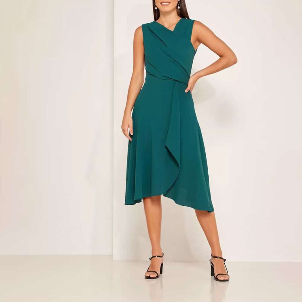 Reiss Marling Wrap Front Fit \u0026 Flare Midi Dress | Buy 100% Best Quality  Boutique