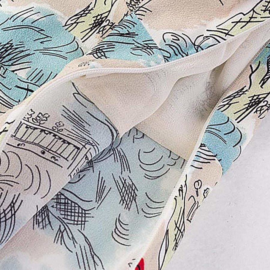 L. K.Bennett Marceau Tuileries Silk Fit & Flare Dress RRP$495 Zoom Boutique Store dress L. K.Bennett Marceau Tuileries Silk Fit & Flare Dress | Zoom Boutique