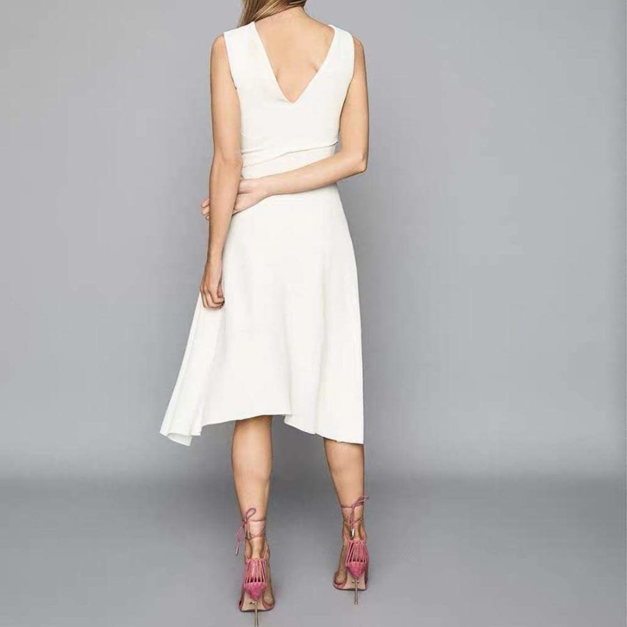 Reiss Marling Wrap Front Fit & Flare Midi Dress RRP$350 - Zoom Boutique Store