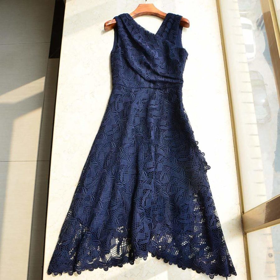Reiss RAYNA Wrap Front Lace Overlay Dress RRP$475 - Zoom Boutique Store