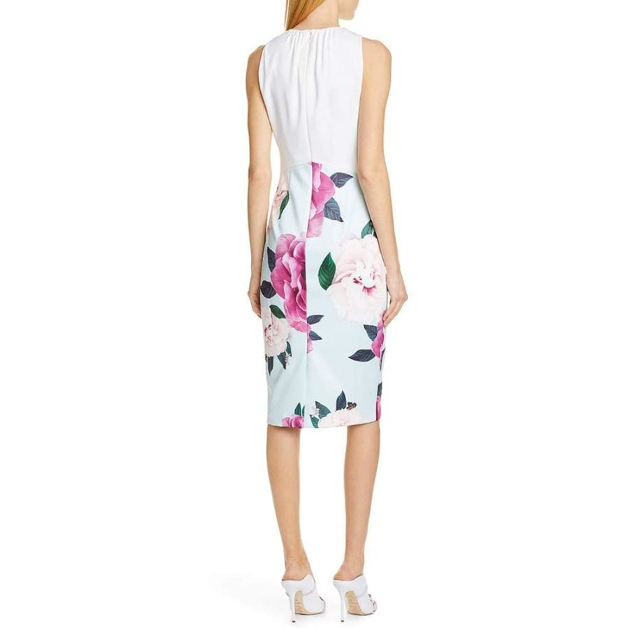 Ted Baker Annile Magnificent Ruched Body-Con Dress RRP$315 Zoom Boutique Store dress Ted Baker Annile Magnificent Ruched Body-Con Dress | Zoom Boutique