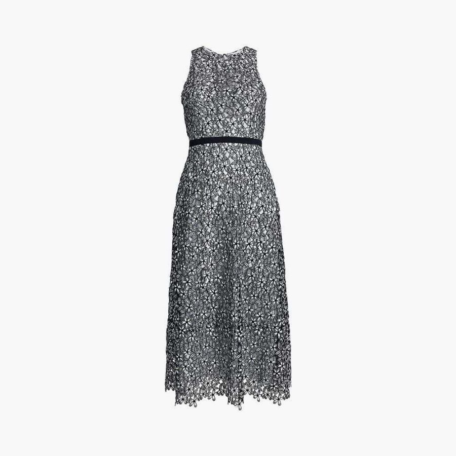 Ted Baker Edella Floral Lace  Midi Evening Dress RRP$295 - Zoom Boutique Store