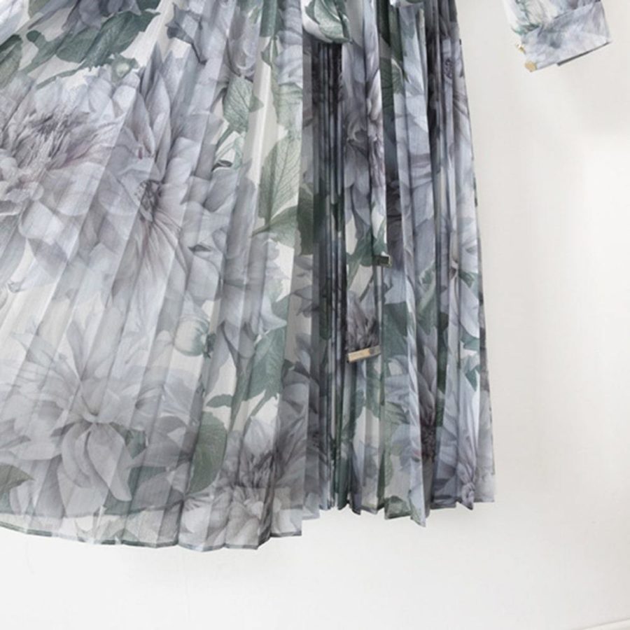 Ted Baker Luuluu Clove Pleated Chiffon Midi Dress RRP$395 Zoom Boutique Store dress Ted Baker Luuluu Clove Pleated Chiffon Midi Dress | Zoom Boutique