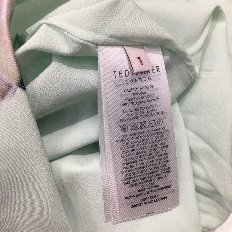 Ted Baker Magieyy Elderflower Fitted Bodycon Midi Dress RRP$267 Zoom Boutique Store dress