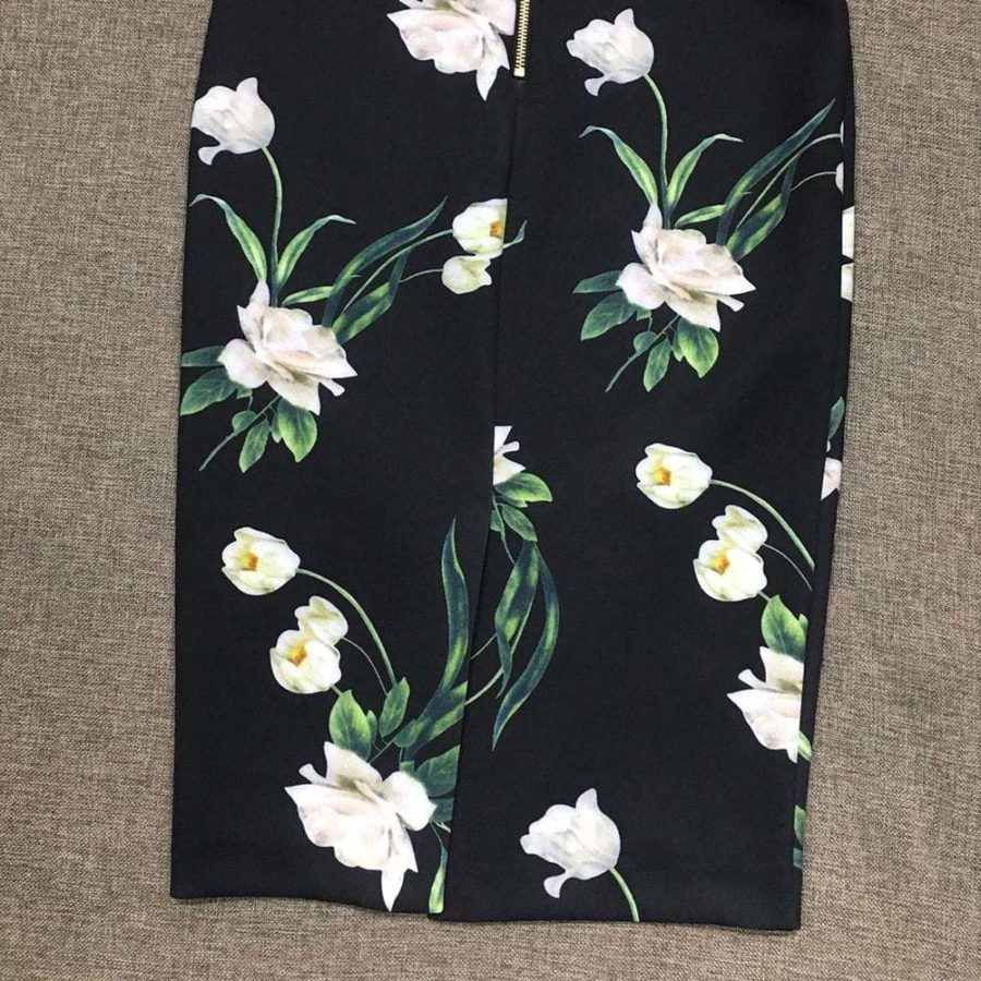 Ted Baker Magieyy Elderflower Bodycon Fitted Midi Dress RRP$267 Zoom Boutique Store dress Ted Baker Magieyy Elderflower Bodycon Fitted Midi Dress| Zoom Boutique