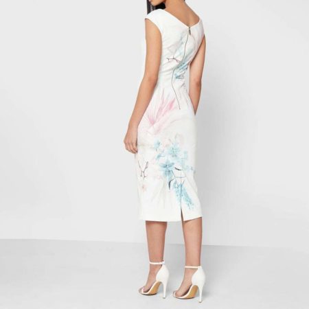 Ted Baker Soozie Serendipity Print Bodycon Midi Pencil Dress Zoom Boutique Store dress Ted Baker Soozie Serendipity Bodycon Midi Pencil Dress | Zoom Boutique