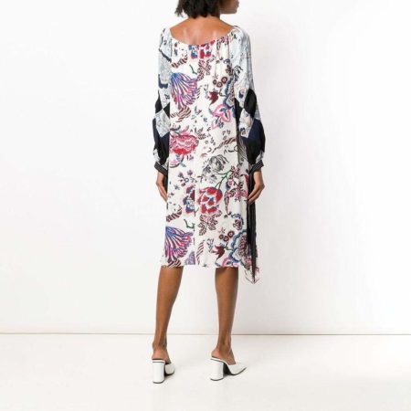 Tory Burch Multi Happy Times Silk Floral Print Dress Zoom Boutique Store dress Tory Burch Multi Happy Times Silk Floral Print Dress | Zoom Boutique