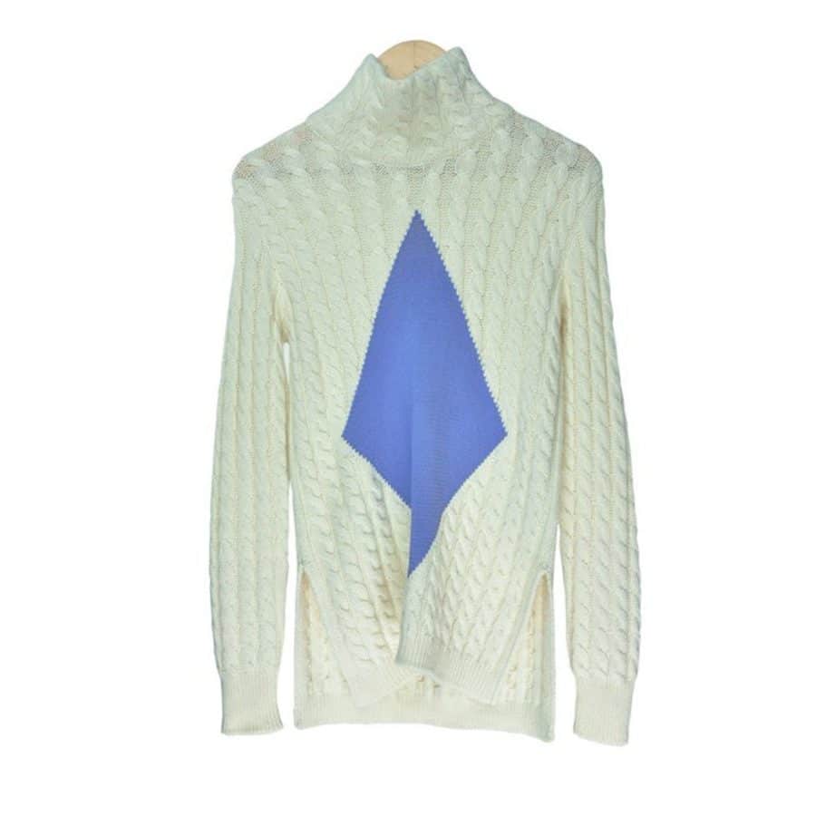 Tory Burch Diamond Wool Turtleneck Sweater | Buy 100% Best Quality Boutique