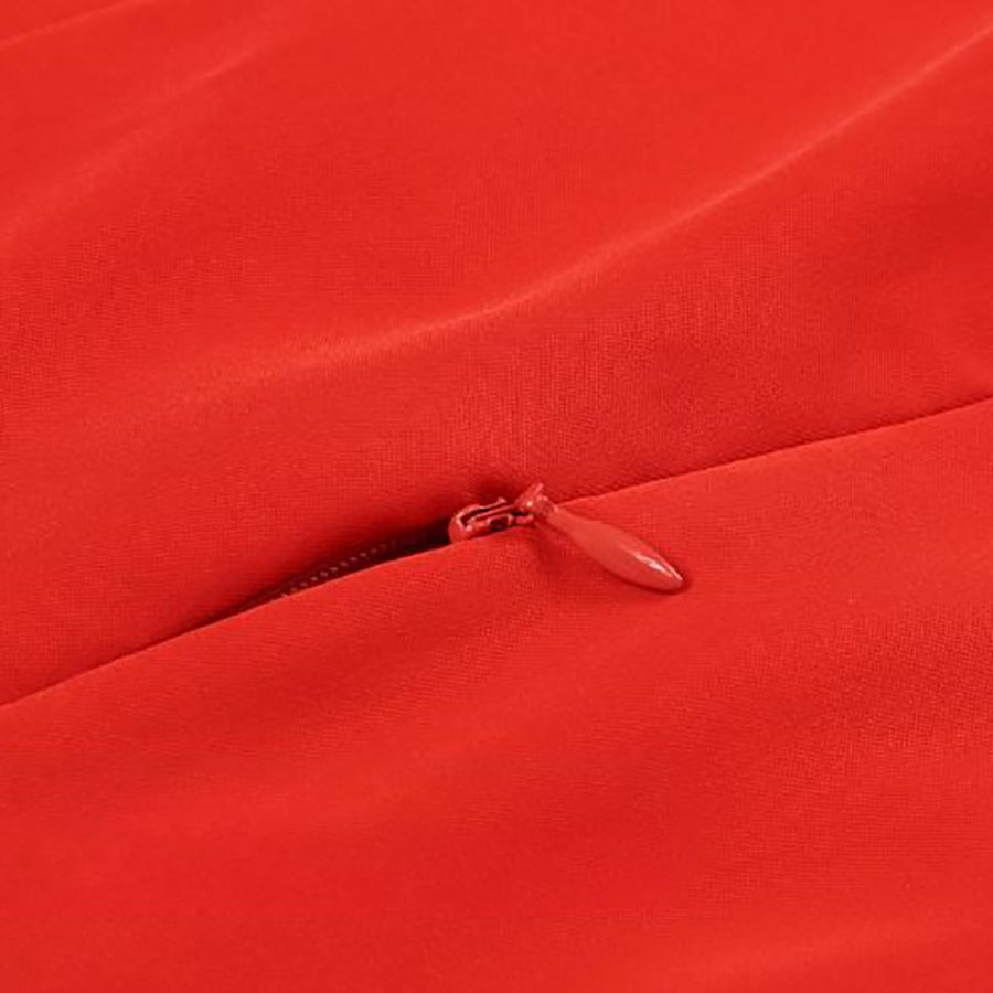 BCBG Maxazria Kiara Red Sleeveless Peplum Thigh Split Maxi Gown Dress 7 result