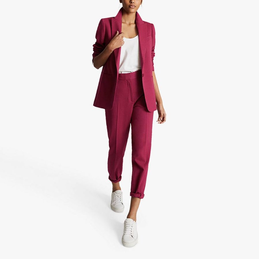 Reiss Miller pink Wool Blend Tailored Suits 4 result