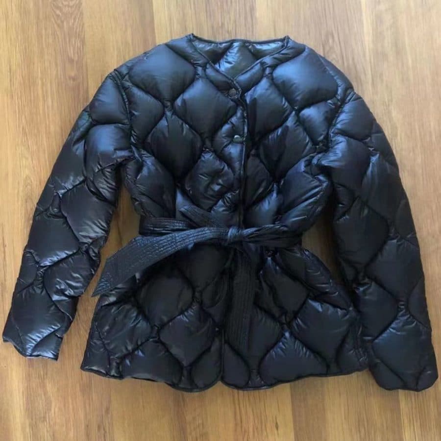 RAG BONE Rudy belted quilted shell down coat 5 result
