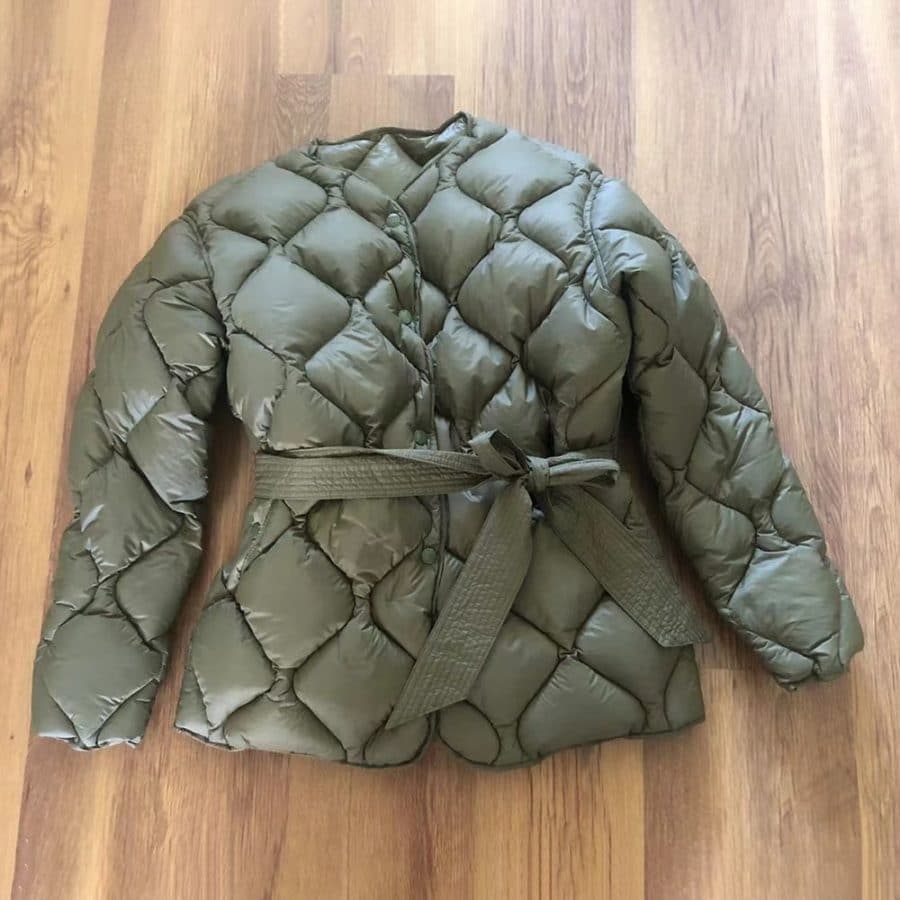 RAG BONE Rudy belted quilted shell down coat 6 result