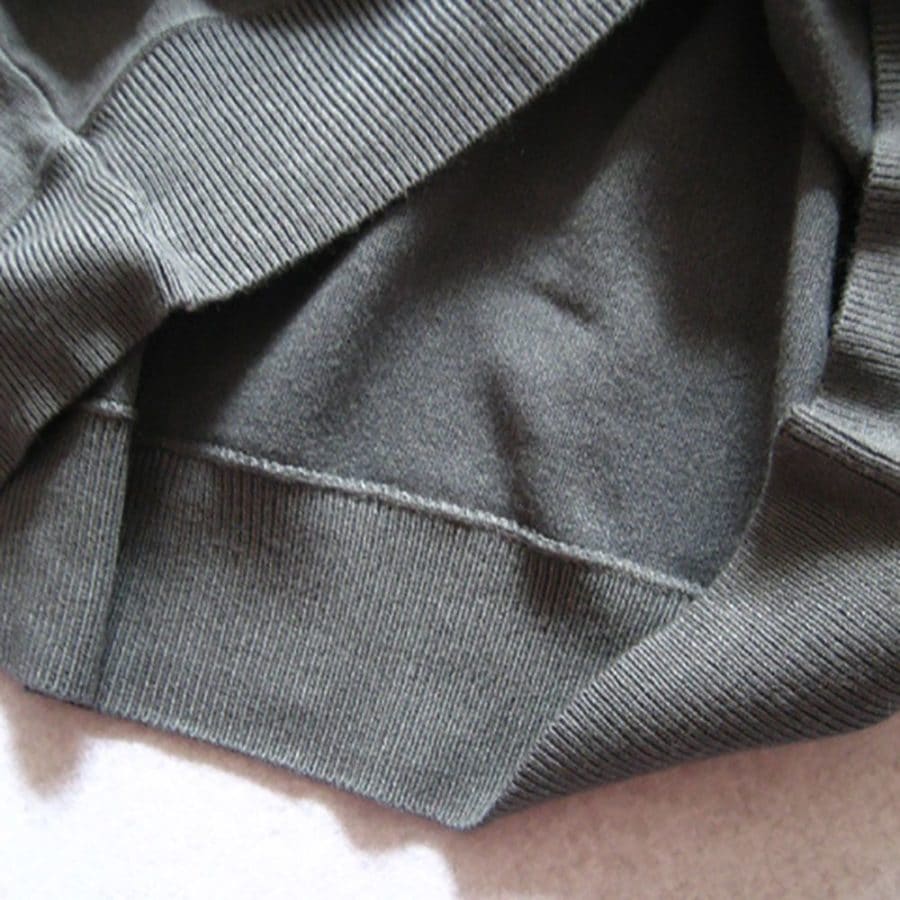 Mint Velvet Cowl Neck Ombre Batwing Jumper Blouse Knit Top Grey White 2 result