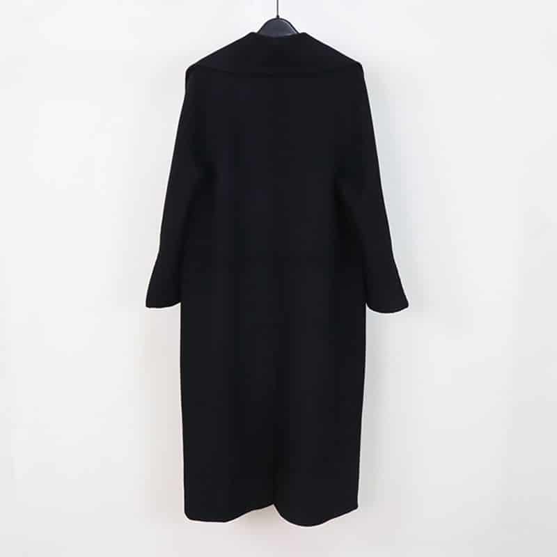TOTÊME Belted wool coat black 10 result