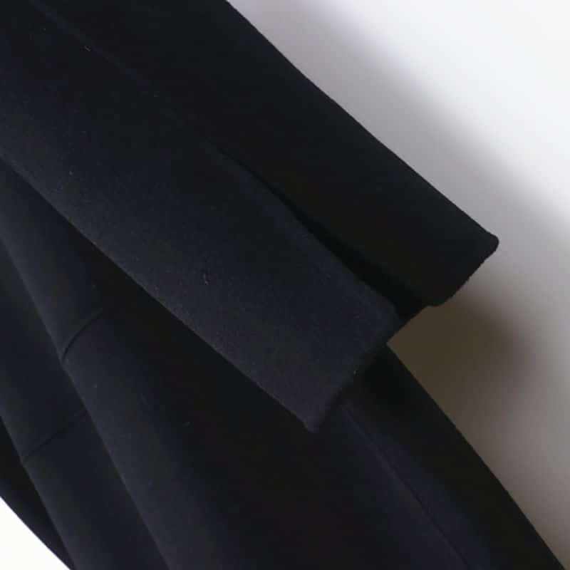 TOTÊME Belted wool coat black 11 result