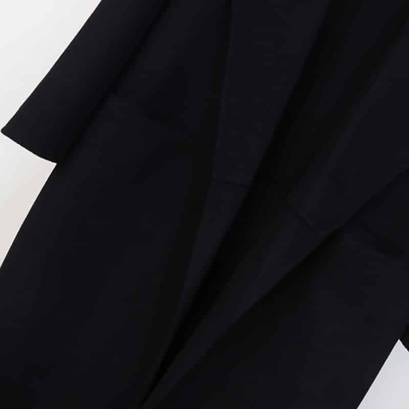 TOTÊME Belted wool coat black 9 result