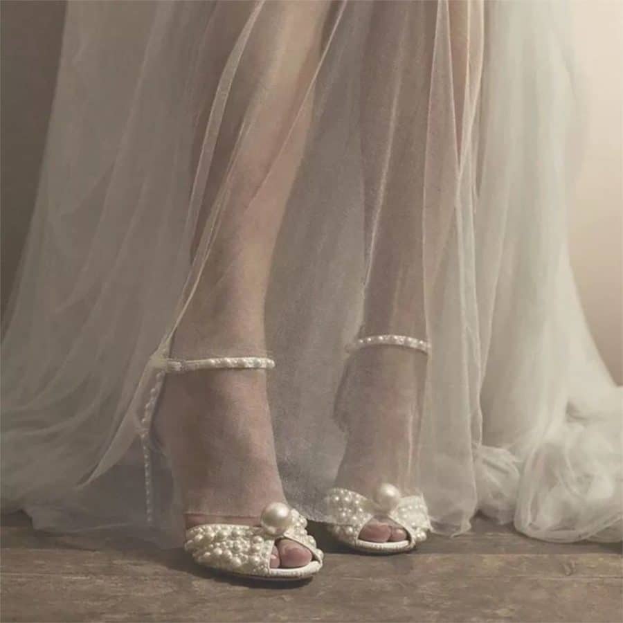 pearl wedding sandals 11 result