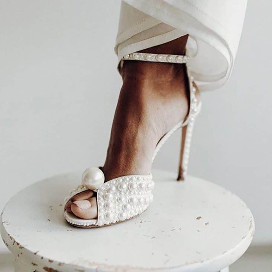 pearl wedding high heels sandals 18 result
