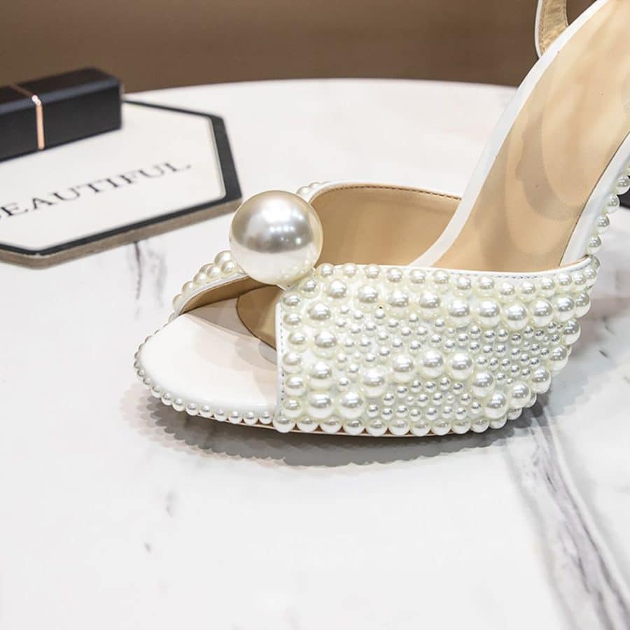 pearl wedding sandals 6 result