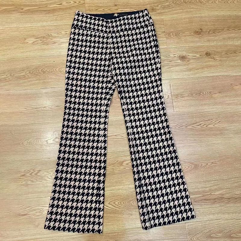 Alice Olivia Olivia Houndstooth Bootcut Pants 8 result