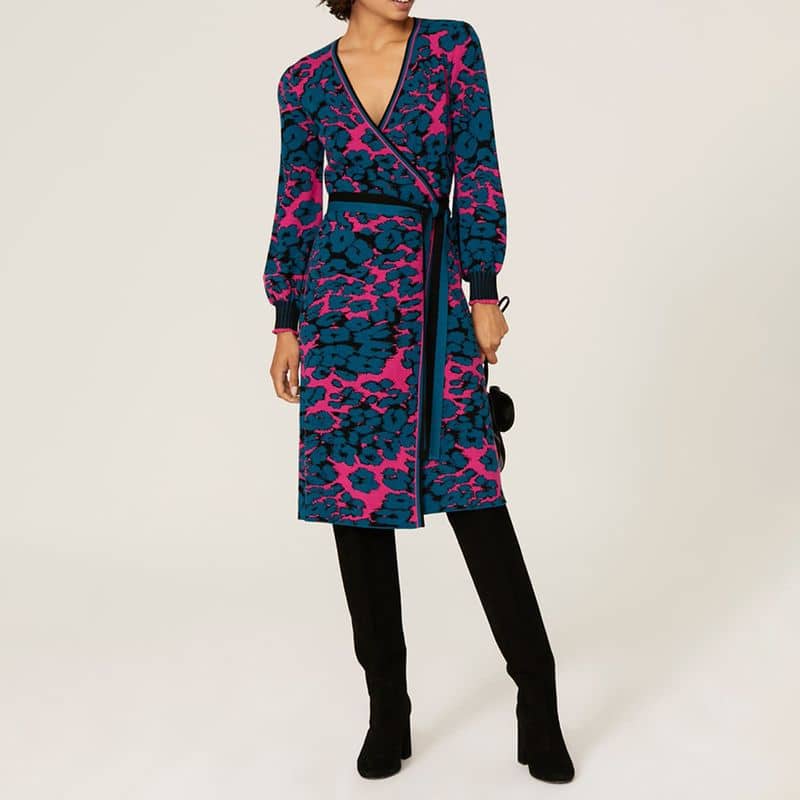 Diane von Furstenberg Lois Leopard Wrap Dress 2 result
