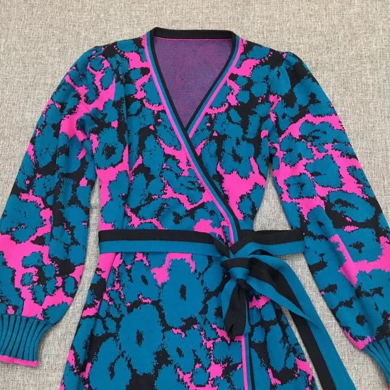 Diane von Furstenberg Lois Leopard Wrap Dress 6 result