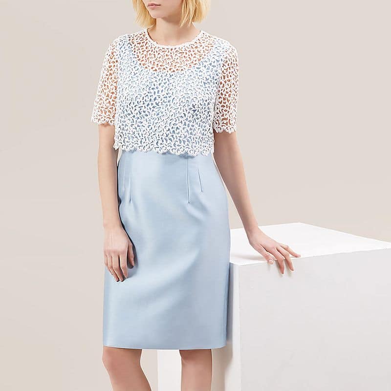 Hobbs Double Layer Evie Lace shift Dress 3 result