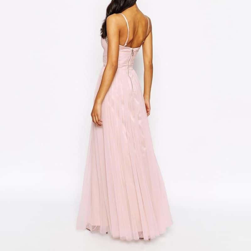 Lipsy Embellished Bust Bandeau Maxi Dress With Tulle Skirt 3 result
