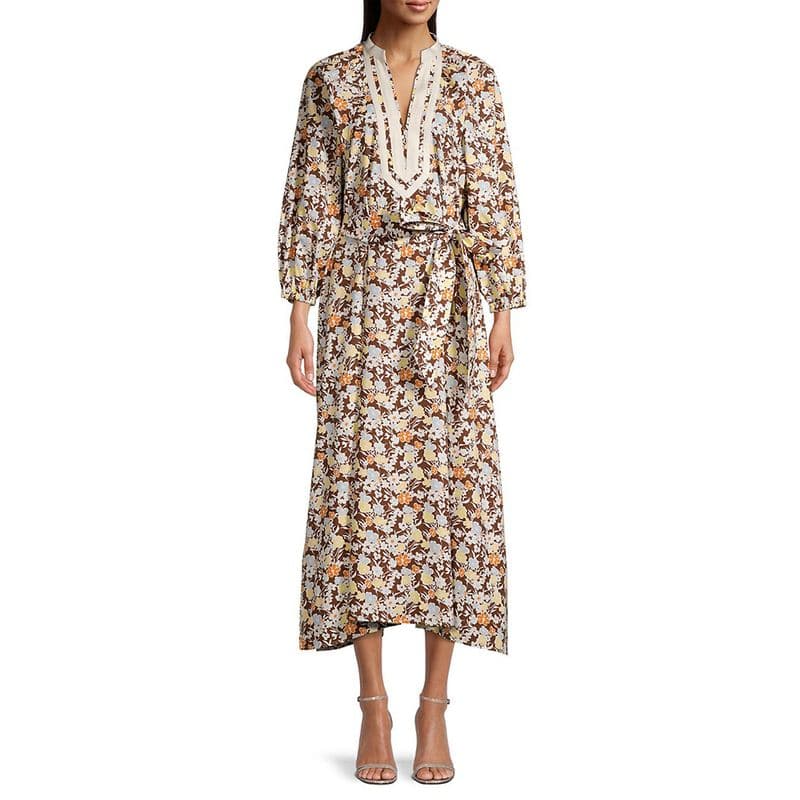 Tory Burch Printed Puff Sleeve Tunic Dress 5 result