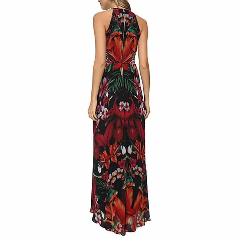 Ted Baker Halter Maxi Dress in Tropical Toucan Floral Multi Print 3 result