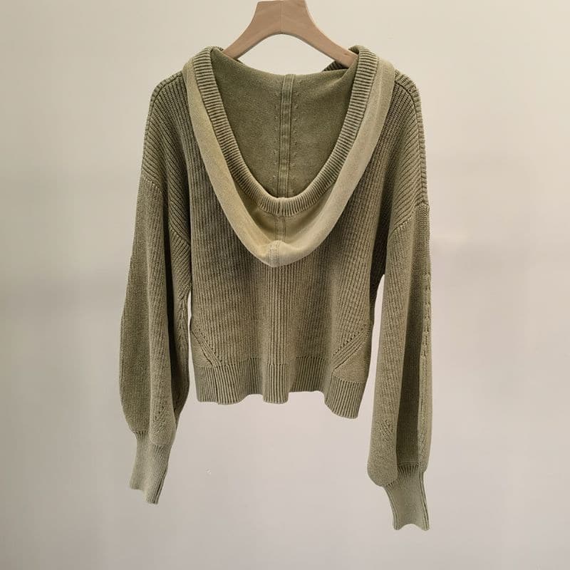 VERONICA BEARD Ursina Hooded Rib Knit Sweater 7 result