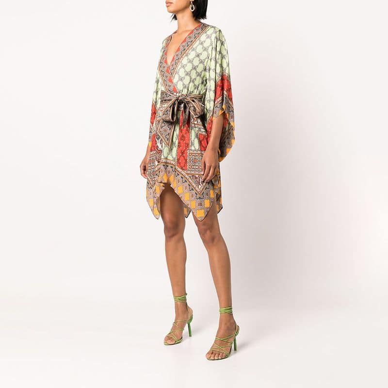 AliceOlivia Haveri scarf print dress 3 result