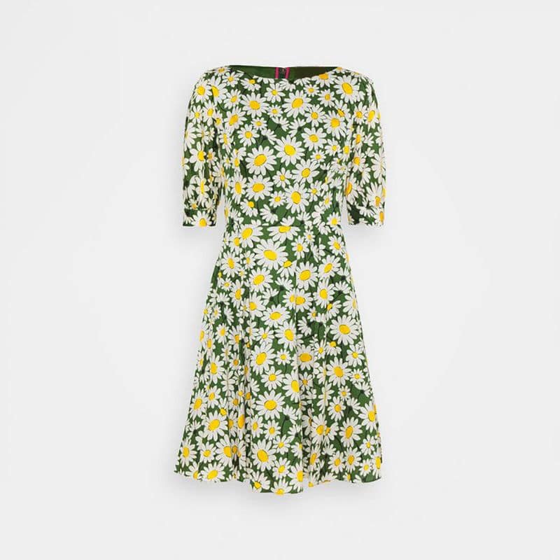 Kate Spade Kate Daisy Puff Sleeve Dress 3 result