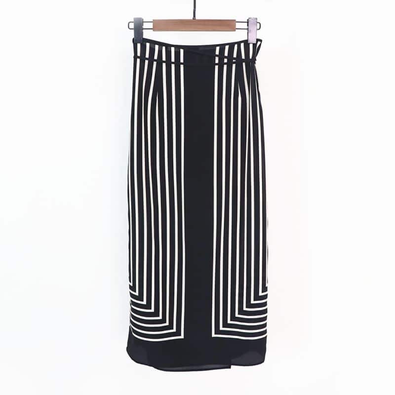 Totême Monogram Silk Jacquard Wrap Skirt 18 result
