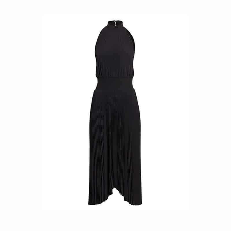 A.L.C. Renzo Pleated Blouson Dress black result