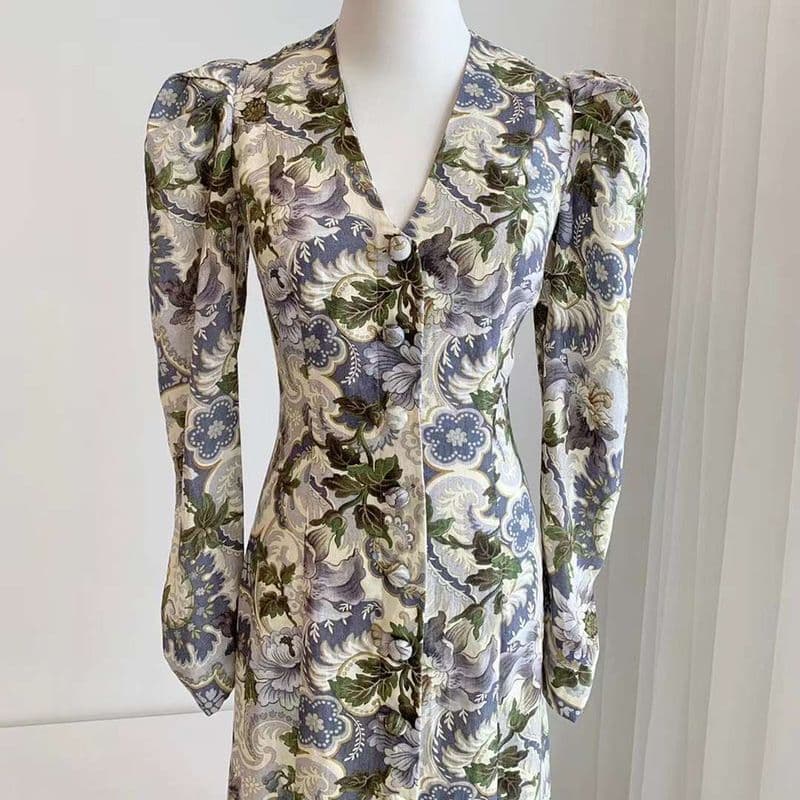 ALÉMAIS Womens Phillipa Printed Linen Maxi Dress 11 result