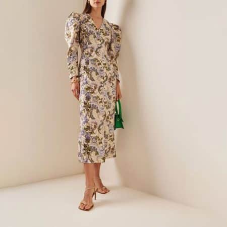 ALÉMAIS Womens Phillipa Printed Linen Maxi Dress 2 result