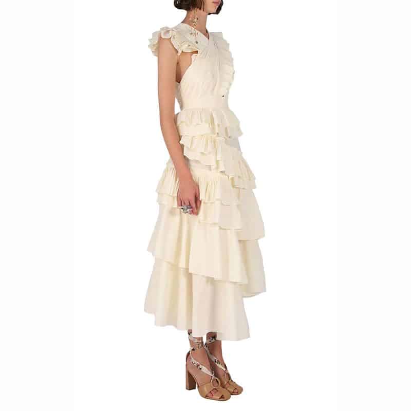 Ulla Johnson Aurore Tiered Cotton Dress 2 result