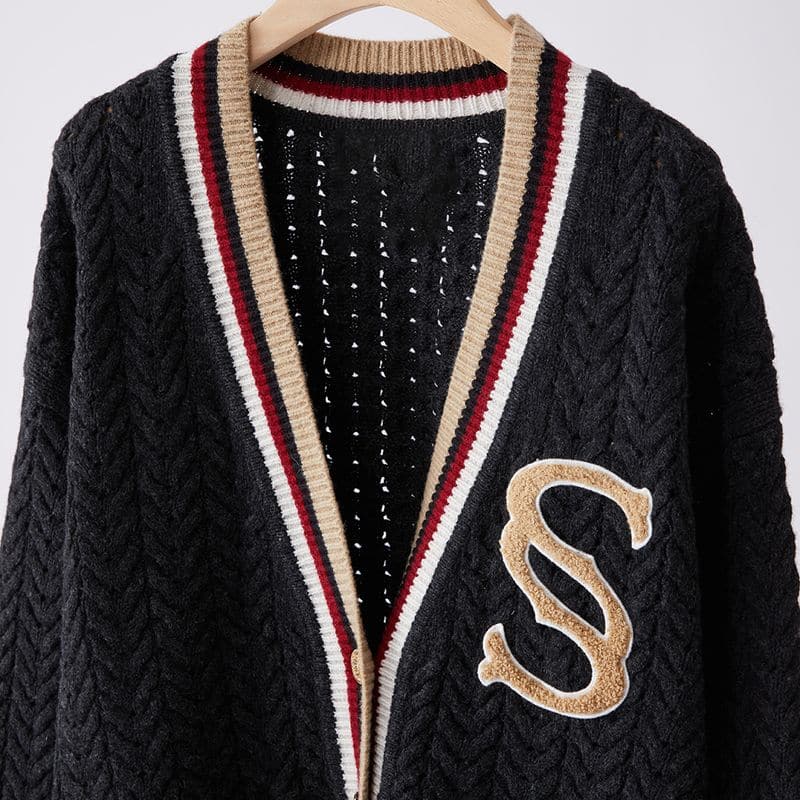 Sandro Tommy Oversized Cable Knit Cardigan 4 result