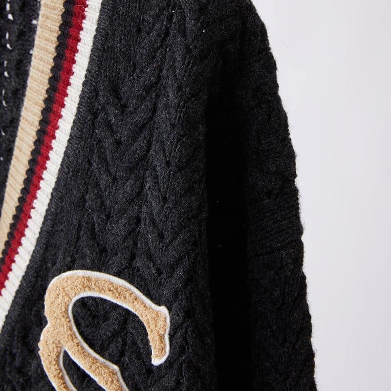 Sandro Tommy Oversized Cable Knit Cardigan 5 result