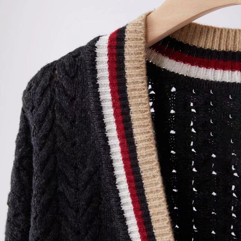 Sandro Tommy Oversized Cable Knit Cardigan 6 result