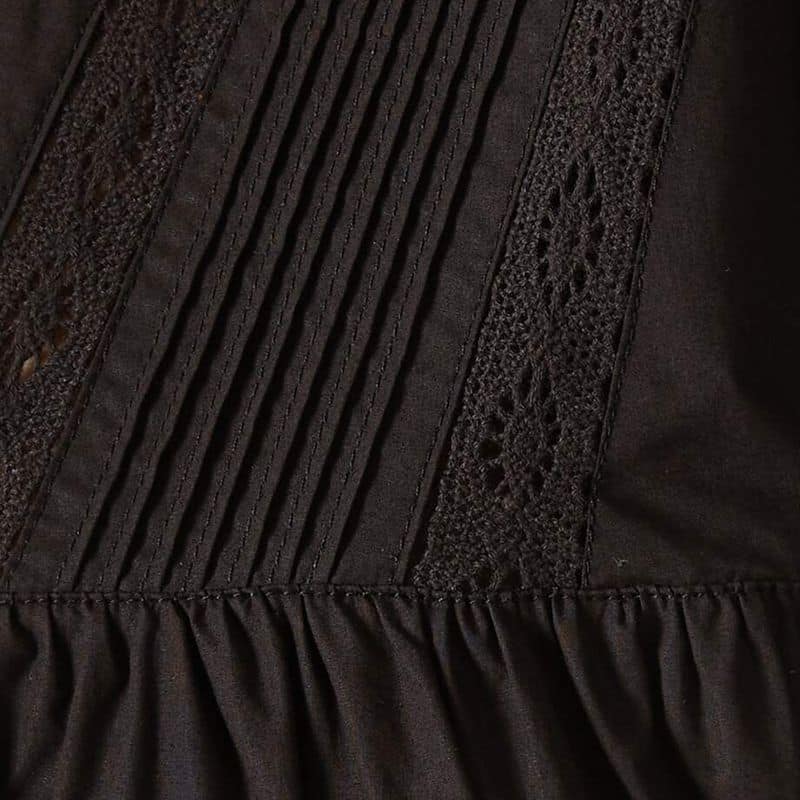 joslin Marlo Organic Cotton Midi Smock Dress black 4 result