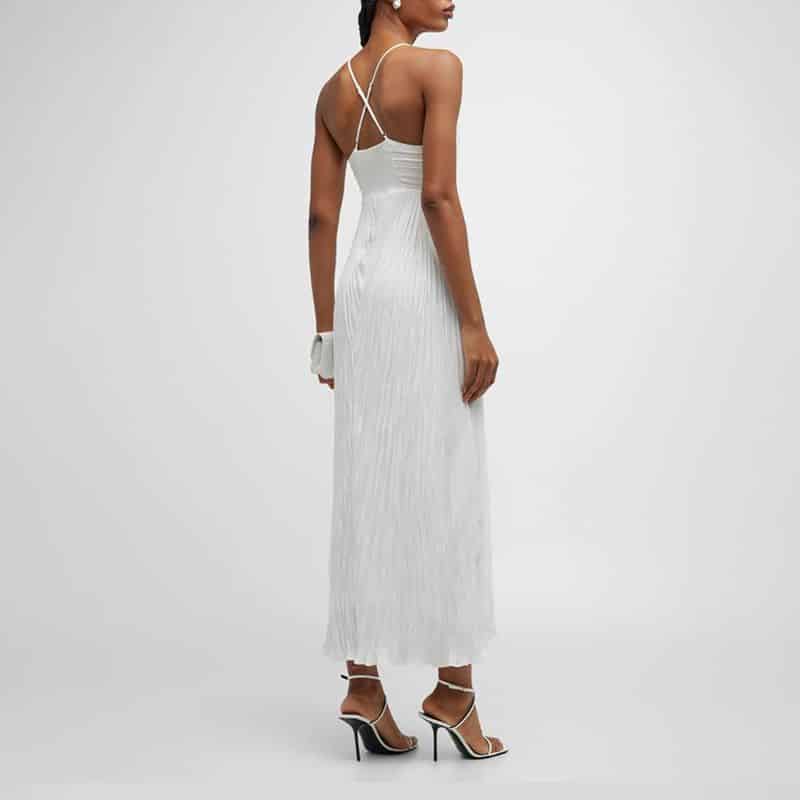 A.L.C. Angelina Pleated Midi Dress white 4 result