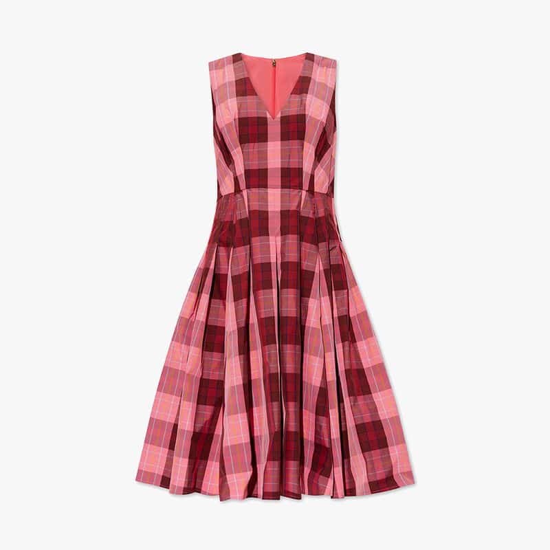 KATE SPADE PINK CHECKED DRESS result