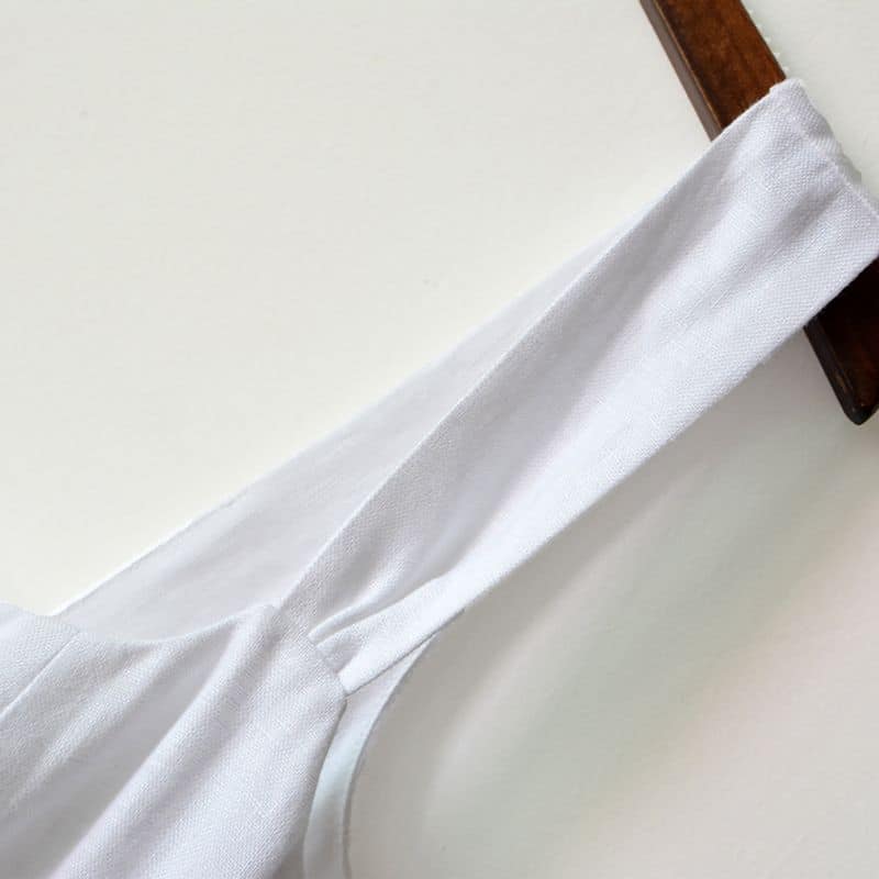 reformation Bucatini Sleeveless Linen Midi Dress 12 result