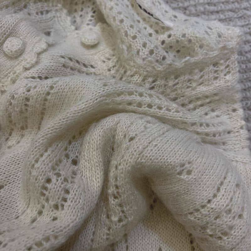 DÔEN Rosie pointelle knit alpaca and silk blend midi dress 11 result