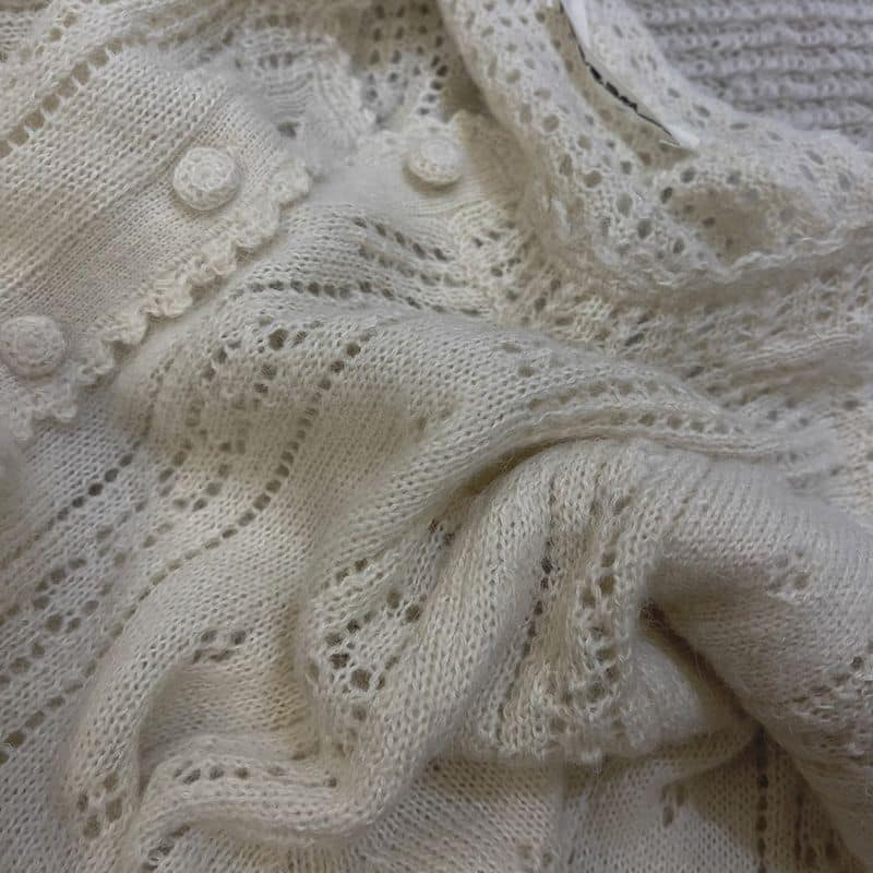DÔEN Rosie pointelle knit alpaca and silk blend midi dress 12 result