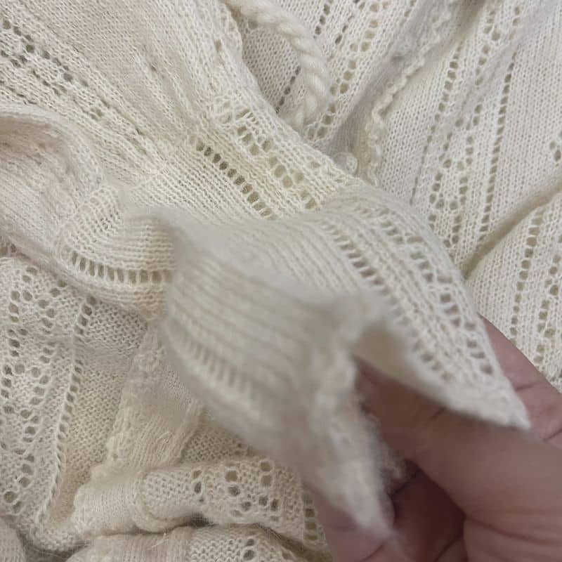 DÔEN Rosie pointelle knit alpaca and silk blend midi dress 17 result