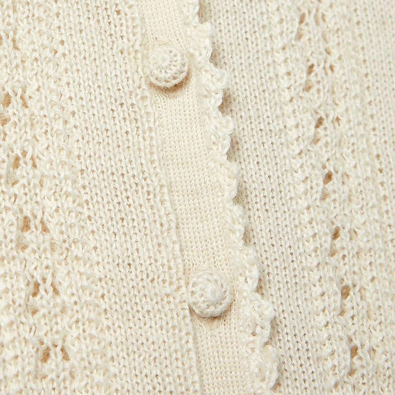 DÔEN Rosie pointelle knit alpaca and silk blend midi dress 4 result