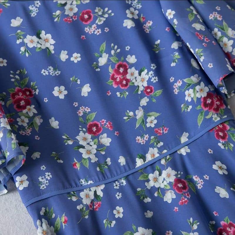 Hobbs Caroline Floral Print Silk Midi Dress 16 result